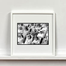Load image into Gallery viewer, Bandstand Samuel Field artwork square photograph framed in white