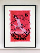 Load image into Gallery viewer, Singapore Stamp Collection '15 cents Singapore Sterna Stamp' (Pink), 2018