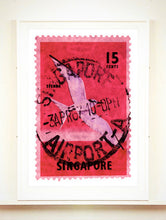 Load image into Gallery viewer, Singapore Stamp Collection '15 cents Singapore Sterna Stamp' (Pink), 2018