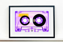 Load image into Gallery viewer, Tape Collection 'AILA Purple'. The Heidler & Heeps collaborations are creative representations of Natasha Heidler and Richard Heeps’ personal past, and their personalities. Tapes are significant in both their lives and the work here is made from their own collections. Their unique process makes these artworks not inanimate objects, rather they have depth, texture, grit, and they even appear to move.