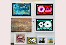 Load image into Gallery viewer, Tape Collection, 'Ferric 60 (Red/Pink)'. The Heidler & Heeps collaborations are creative representations of Natasha Heidler and Richard Heeps’ personal past, and their personalities. Tapes are significant in both their lives and the work here is made from their own collections. Their unique process makes these artworks not inanimate objects, rather they have depth, texture, grit, and they even appear to move.