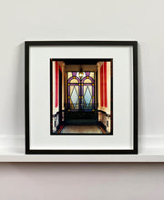 Load image into Gallery viewer, 'Foyer VII' shows an Art Deco entrance hall in Milan, featuring stained glass panelling and marble flooring. This artwork is part of Richard Heeps' series 'A Short History of Milan', which began in November 2018 for a special project featuring at the Affordable Art Fair Milan 2019, and the series is ongoing. There is a reoccurring linear, structural theme throughout the series, capturing the Milanese use of materials in design such as glass, metal, wood and stone.
