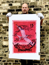 Load image into Gallery viewer, Singapore Stamp Collection '15 cents Singapore Sterna Stamp' (Pink), 2018
