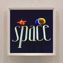 Load image into Gallery viewer, The neon sign of the iconic Ibiza superclub Space, photographed during its final year of existence.