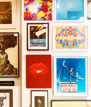 Load image into Gallery viewer, 'Swim-in-Pool Supply Co.' shows Richard's unique eye as a photographer. This artwork was shot in Las Vegas in 2003, and is part of a series of images that he took over a few years. The gorgeous colours have a painterly effect.