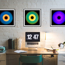 Load image into Gallery viewer, 'Three Minutes Thirty (Ultraviolet)', by acclaimed contemporary photographers, Richard Heeps and Natasha Heidler. Their Vinyl Collection is a celebration of the vinyl record and analogue technology.