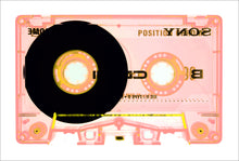 Load image into Gallery viewer, Tape Collection 'Type II Tutti Frutti'. The Heidler & Heeps collaborations are creative representations of Natasha Heidler and Richard Heeps’ personal past, and their personalities. Tapes are significant in both their lives and the work here is made from their own collections. Their unique process makes these artworks not inanimate objects, rather they have depth, texture, grit, and they even appear to move.