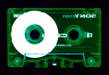 Load image into Gallery viewer, Tape Collection 'Type II'. The Heidler & Heeps collaborations are creative representations of Natasha Heidler and Richard Heeps’ personal past, and their personalities. Tapes are significant in both their lives and the work here is made from their own collections. Their unique process makes these artworks not inanimate objects, rather they have depth, texture, grit, and they even appear to move.