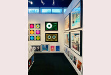 Load image into Gallery viewer, Tape Collection, 'All that Glitters is not Golden'. The Heidler & Heeps collaborations are creative representations of Natasha Heidler and Richard Heeps’ personal past, and their personalities. Tapes are significant in both their lives and the work here is made from their own collections. Their unique process makes these artworks not inanimate objects, rather they have depth, texture, grit, and they even appear to move.