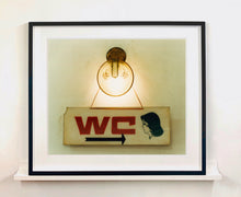Load image into Gallery viewer, WC, a retro kitsch vintage sign captured in Ho Chi Minh City, Vietnam. This piece is a perfect balance of tone, texture and typography.