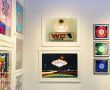 Load image into Gallery viewer, WC, a retro kitsch vintage sign captured in Ho Chi Minh City, Vietnam. This piece is a perfect balance of tone, texture and typography.