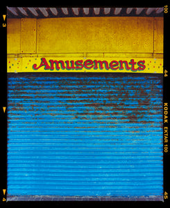 Amusements, seaside typography photography by Richard Heeps.