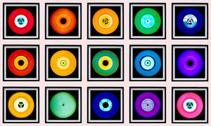 Fifteen Piece Rainbow Vinyl Installation