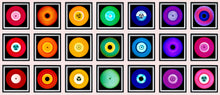 Load image into Gallery viewer, Twenty-One Piece Vinyl Rainbow Installation