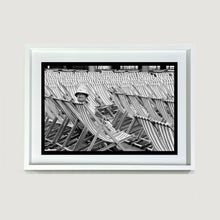 Load image into Gallery viewer, Bandstand Samuel Field black and white vintage photograph framed in white