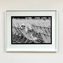 Load image into Gallery viewer, Bandstand Samuel Field black and white vintage photograph framed in white