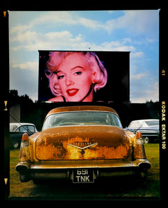 Cadillac at the Drive-In, vintage lifestyle photograph by Richard Heeps from Goodwood Revival.