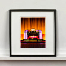 Load image into Gallery viewer, Compton Organ The State vintage interior photograph by Richard Heeps mounted square framed in black