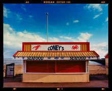 Load image into Gallery viewer, Coney&#39;s Porthcawl, Welsh seaside sign photograph by Richard Heeps.