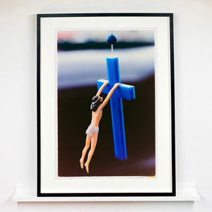 Mascot, religious iconography photograph by Richard Heeps framed in black