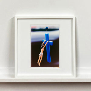 Mascot, religious iconography photograph by Richard Heeps mounted square framed in white