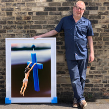Load image into Gallery viewer, Mascot, religious iconography photograph by Richard Heeps framed in white