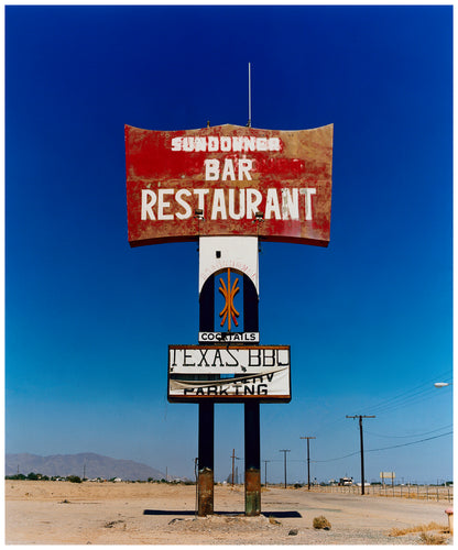 Sundowner Sign, Salton City, Salton Sea, California, 2003