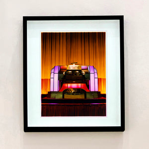 Compton Organ The State vintage interior photograph by Richard Heeps framed in black