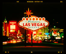 Load image into Gallery viewer, Welcome, Las Vegas, 2002 (6x7 Film Rebate)