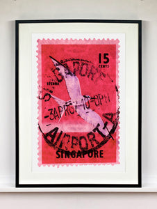 Singapore Stamp Collection '15 cents Singapore Sterna Stamp' (Pink), 2018