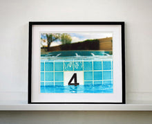 Load image into Gallery viewer, &#39;4 Feet - El Morocco Pool&#39; photographed in Las Vegas, Nevada is part of Richard Heeps&#39; &#39;Dream in Colour&#39; series. This enticing artwork will bring cool summer vibes to your home every day of the year. 