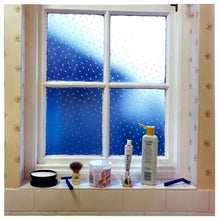 Load image into Gallery viewer, Photograph by Richard Heeps.  A frosted bathroom windowsill photographed in 1989 with toiletries sitting on the sill.