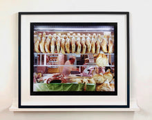 Load image into Gallery viewer, A traditional Italian delicatessen, selling prosciutto, ham and cured meats on the streets of Milan.