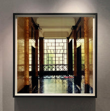 Load image into Gallery viewer, An art deco style, geometric patterned foyer, photographed by Richard Heeps in Milan. 