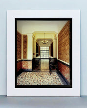 Load image into Gallery viewer, An Art Deco entrance hall in Milan, featuring stained glass panelling and marble flooring.