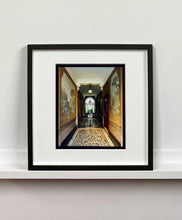 Load image into Gallery viewer, &#39;Foyer VI&#39; is an Art Deco entrance hall in Milan, featuring stained glass panelling and marble flooring. This piece is part of Richard Heeps&#39; series &#39;A Short History of Milan&#39; which began in November 2018 for a special project featuring at the Affordable Art Fair Milan 2019, and the series is ongoing. There is a reoccurring linear, structural theme throughout the series, capturing the Milanese use of materials in design such as glass, metal, wood and stone. 