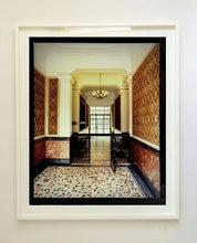 Load image into Gallery viewer, An Art Deco entrance hall in Milan, featuring stained glass panelling and marble flooring. 