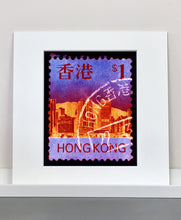 Load image into Gallery viewer, HK$1, 2017. Heidler &amp; Heeps Stamp Collection, Hong Kong Series. The fine detailed tapestry of the original small postage stamp has been brought to life, made unique by the franking stamp and Heidler &amp; Heeps specialist darkroom process. 