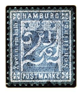 1864 Hamburg Two & a Half Shilling (Grey), 2016