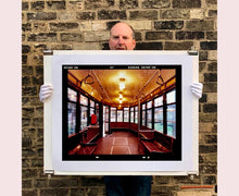 Load image into Gallery viewer, Vintage tram interior, captured in Milan. Affordable fine art limited edition photographic prints, handmade in Richard’s Cambridge darkrooms. 