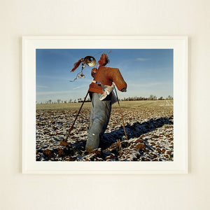 0°00' longitude, 52°14N', Scarecrow, Dry Drayton, Cambridgeshire, 2001