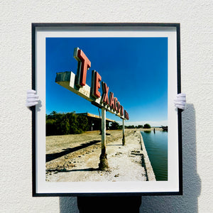 Texaco Marine - Sign & Marina, Salton Sea, California, 2003