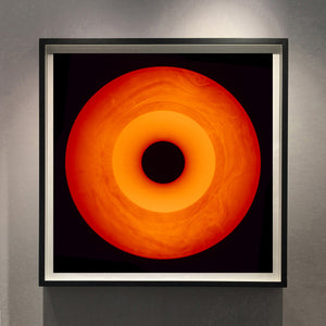 'Three Minutes Thirty (Flames)', by acclaimed contemporary photographers, Richard Heeps and Natasha Heidler. Their Vinyl Collection is a celebration of the vinyl record and analogue technology.