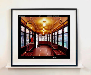 Vintage tram interior, captured in Milan. Affordable fine art limited edition photographic prints, handmade in Richard’s Cambridge darkrooms. 