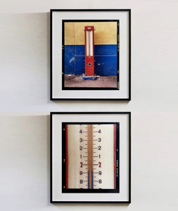 'Tyre Pressure Gauge' is part of Richard Heeps' series 'A Short History of Milan' which began in November 2018 for a special project featuring at the Affordable Art Fair Milan 2019, and the series is ongoing. There is a reoccurring linear, structural theme throughout the series, capturing the Milanese use of materials in design such as glass, metal, wood and stone.