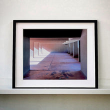 Load image into Gallery viewer, Monte Amiata housing, Gallaratese Quarter, Milan. Brutalist architecture photograph by Richard Heeps framed in black.