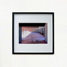 Load image into Gallery viewer, Monte Amiata housing, Gallaratese Quarter, Milan. Brutalist architecture photograph by Richard Heeps framed in black.