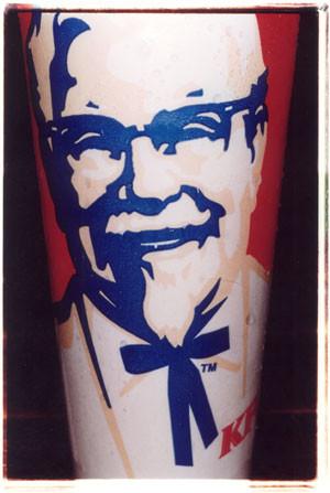 KFC Cup II (detail), Leicester Square, London 2004