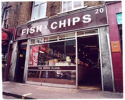 Fish & Chips - Berwick Str Market, Soho, London 2004