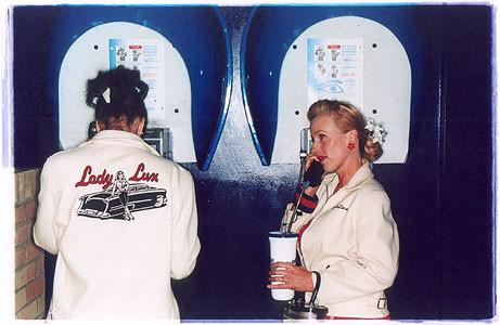 Shelley & Christina, Hemsby, 2004